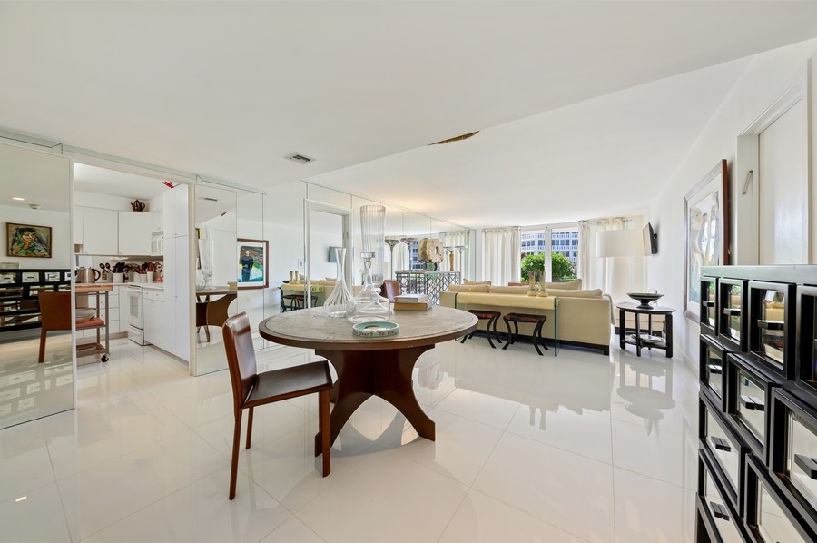 Real Estate Photography - 100 Sunrise Avenue, #218, Palm Beach, FL, 33480 - Living Room / Dining Room