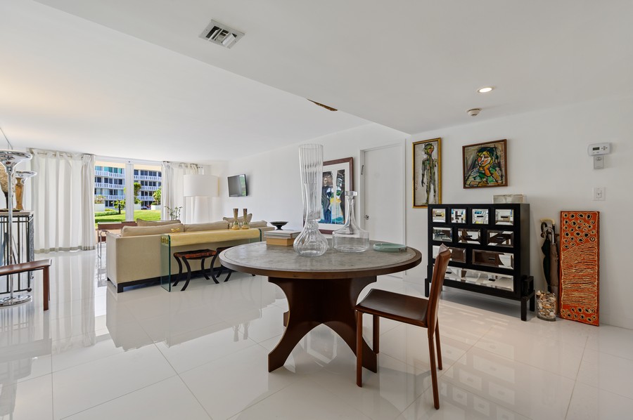 Real Estate Photography - 100 Sunrise Avenue, #218, Palm Beach, FL, 33480 - Living Room/Dining Room