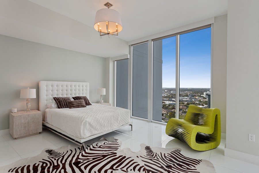 Real Estate Photography - 2020 N. Bayshore Drive, #2502, Miami, FL, 33137 - 3rd Bedroom