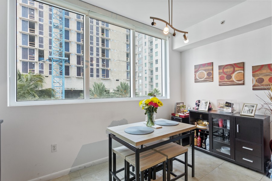 Real Estate Photography - 253 NE 2nd Street 1108, Miami, FL, 33132 - Dining Room