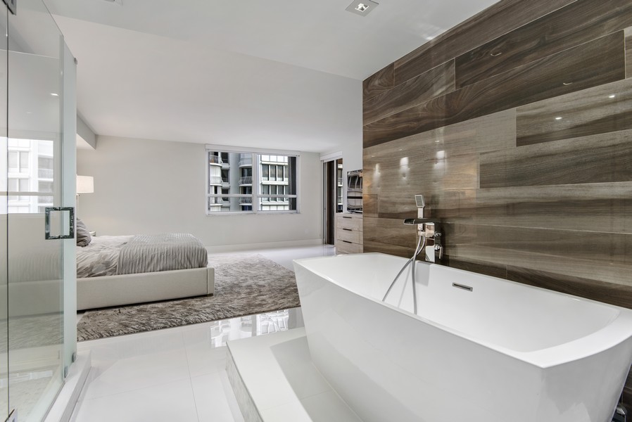 Real Estate Photography - 10175 Collins Ave. #508, Bal Harbour, FL, 33154 - Primary Bathroom