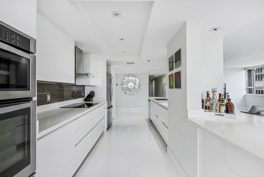Real Estate Photography - 10175 Collins Ave. #508, Bal Harbour, FL, 33154 - Kitchen