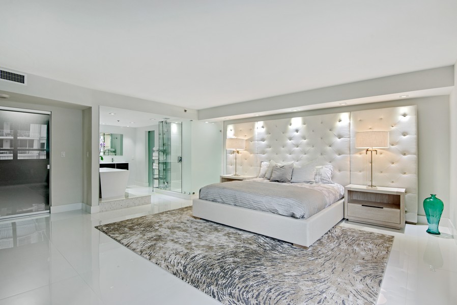 Real Estate Photography - 10175 Collins Ave. #508, Bal Harbour, FL, 33154 - Primary Bedroom