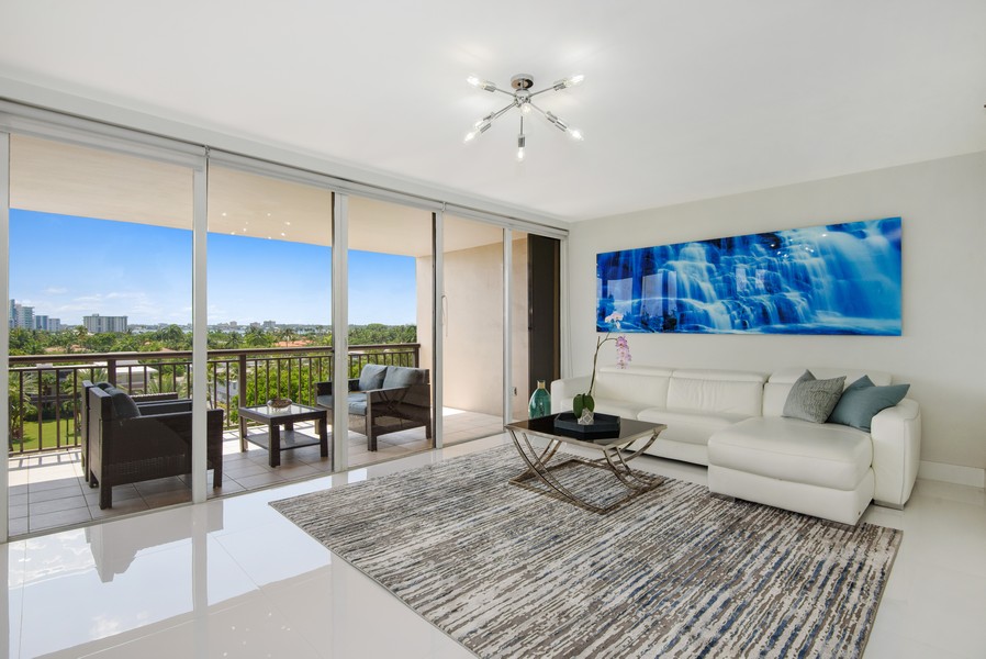 Real Estate Photography - 10175 Collins Ave. #508, Bal Harbour, FL, 33154 - Family Room