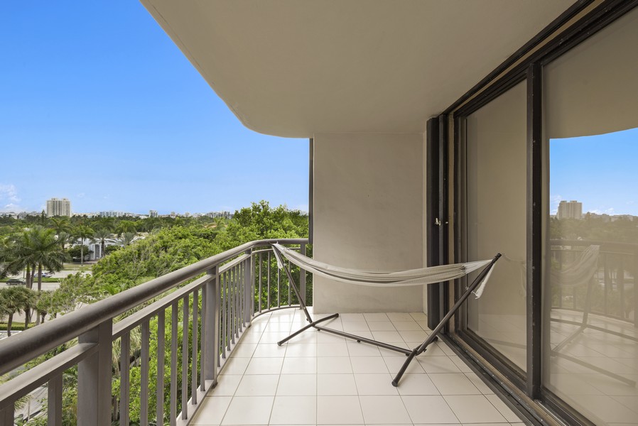 Real Estate Photography - 10175 Collins Ave. #508, Bal Harbour, FL, 33154 - Balcony