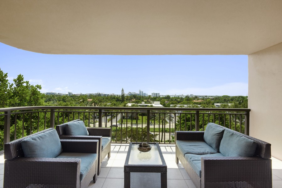 Real Estate Photography - 10175 Collins Ave. #508, Bal Harbour, FL, 33154 - Balcony