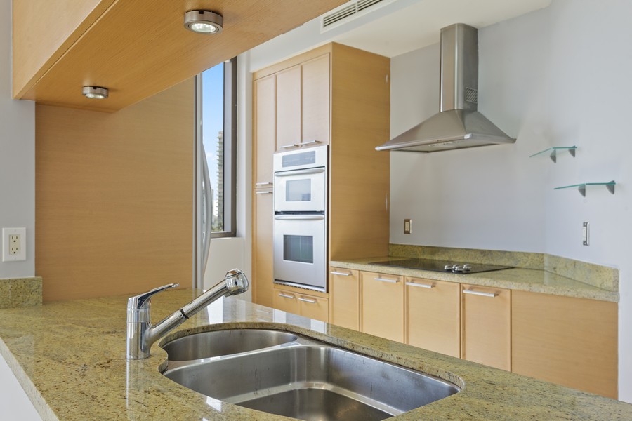 Real Estate Photography - 16275 Collins Avenue 904, Sunny Isles Beach, FL, 33160 - Kitchen