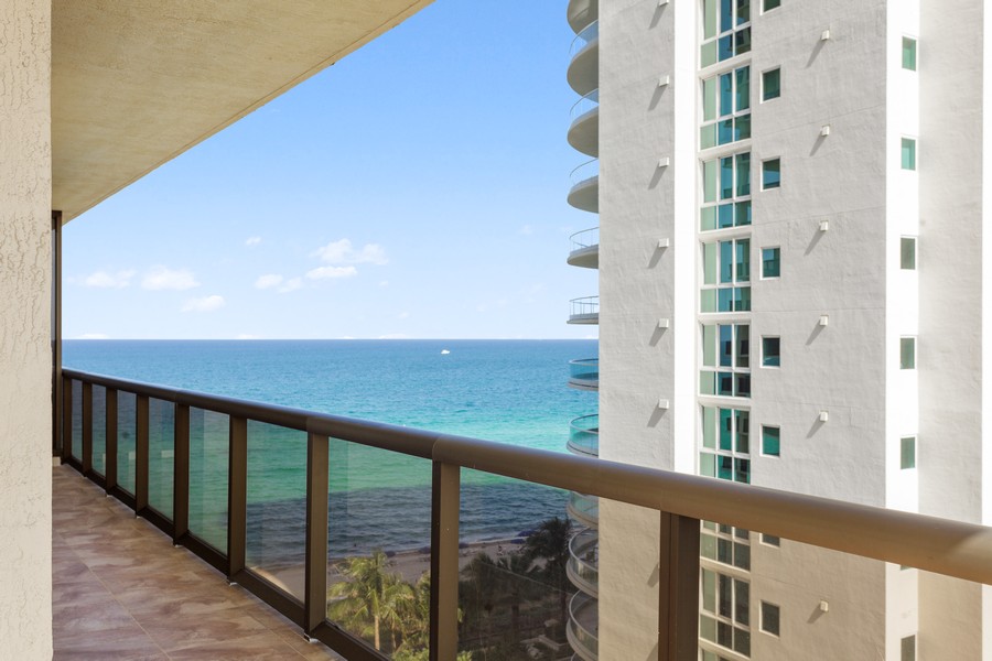 Real Estate Photography - 16275 Collins Avenue 904, Sunny Isles Beach, FL, 33160 - Balcony