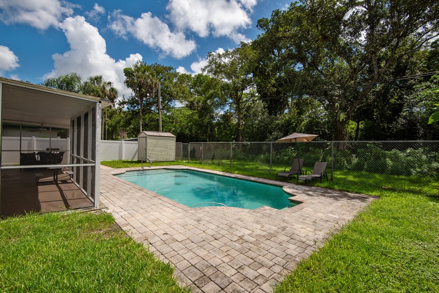 Real Estate Photography - 490 SW 49 Terrace, Margate, FL, 33068 - Pool
