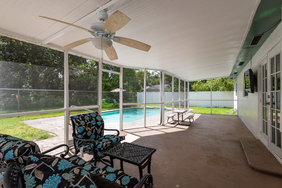 Real Estate Photography - 490 SW 49 Terrace, Margate, FL, 33068 - Patio