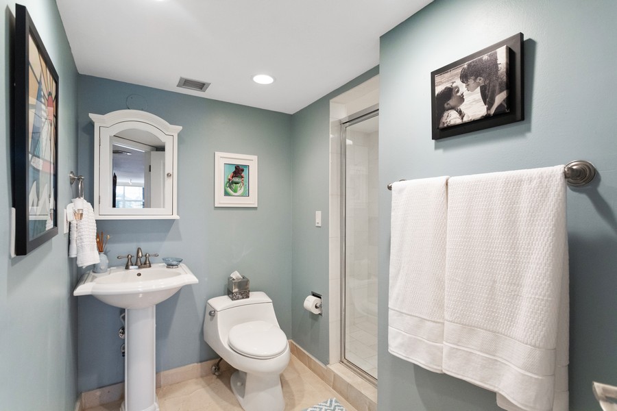 Real Estate Photography - 6423 Collins Ave Apt 307, Miami Beach, FL, 33141 - Bathroom