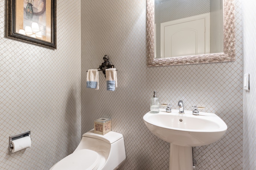 Real Estate Photography - 15904 Double Eagle Trail, Delray Beach, FL, 33446 - Powder Room
