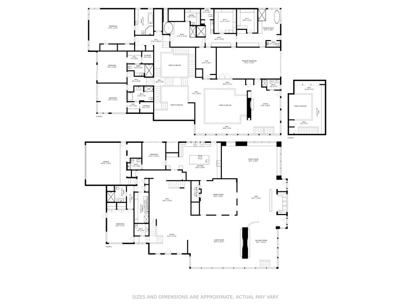 Real Estate Photography - 4400 Island Rd, Miami, FL, 33137 - Floor Plan