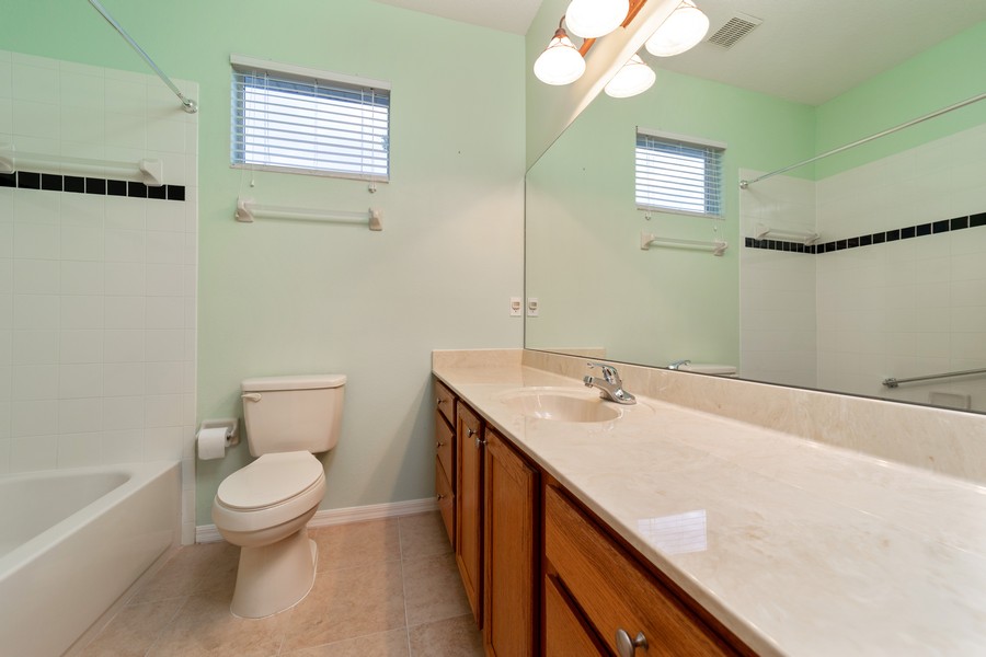Real Estate Photography - 8800 Southwest 83rd Circle, Ocala, FL, 34481 - 2nd Bathroom