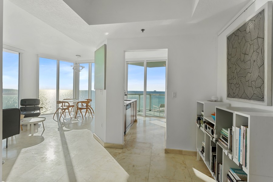 Real Estate Photography - 6515 COLLINS AVE #1003, Miami Beach, FL, 33141 - Foyer