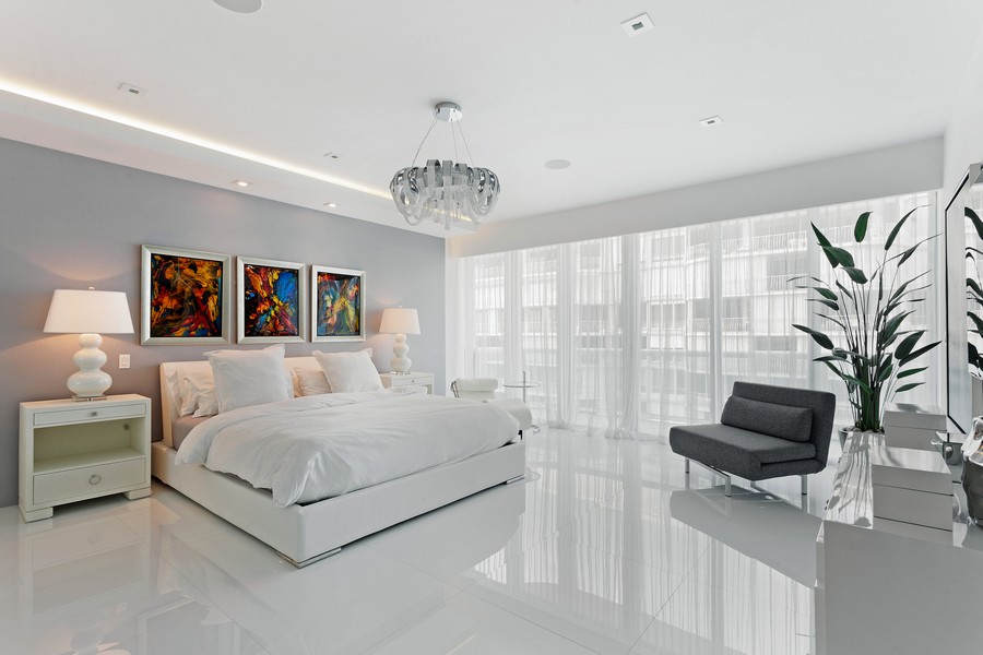 Real Estate Photography - 10101 collins avenue, 15E, Bal Harbour, FL, 33154 - Primary Bedroom