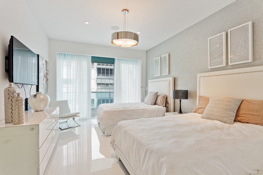 Real Estate Photography - 10101 collins avenue, 15E, Bal Harbour, FL, 33154 - 3rd Bedroom