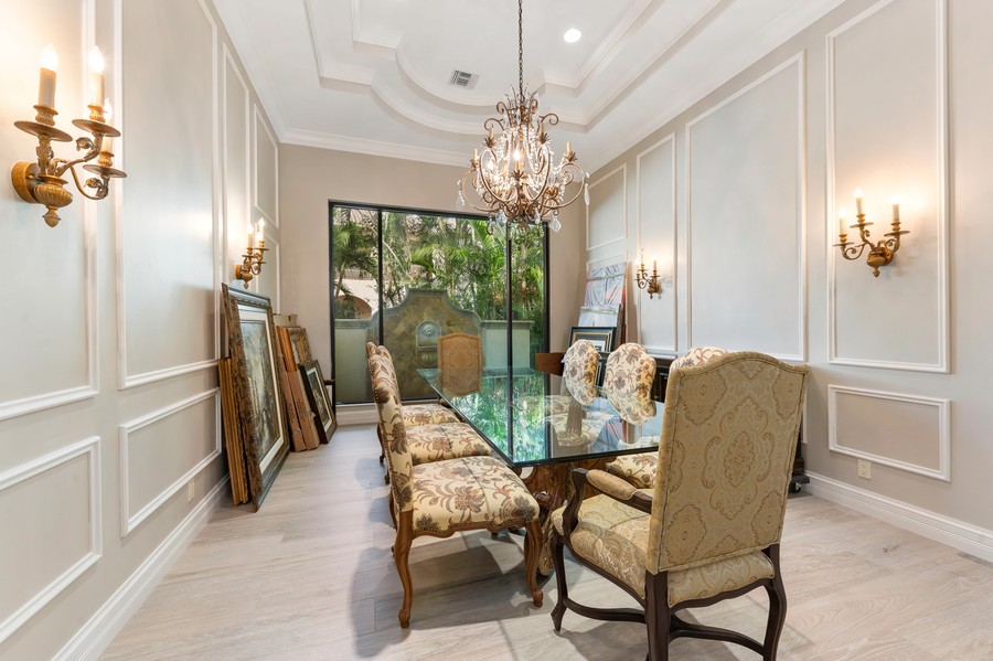 Real Estate Photography - 16020 D'Alene Drive, Delray Beach, FL, 33446 - Dining Room