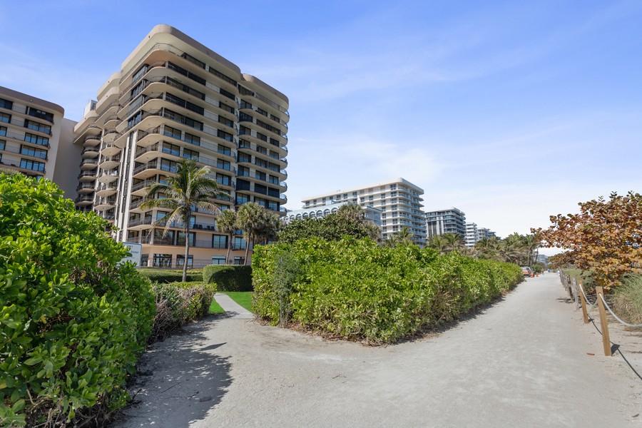 Real Estate Photography - 8777 Collins Ave #606, Surfside, FL, 33154 - Rear View