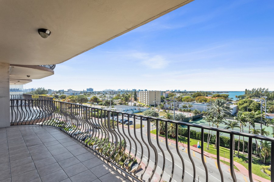 Real Estate Photography - 8777 Collins Ave #606, Surfside, FL, 33154 - Balcony