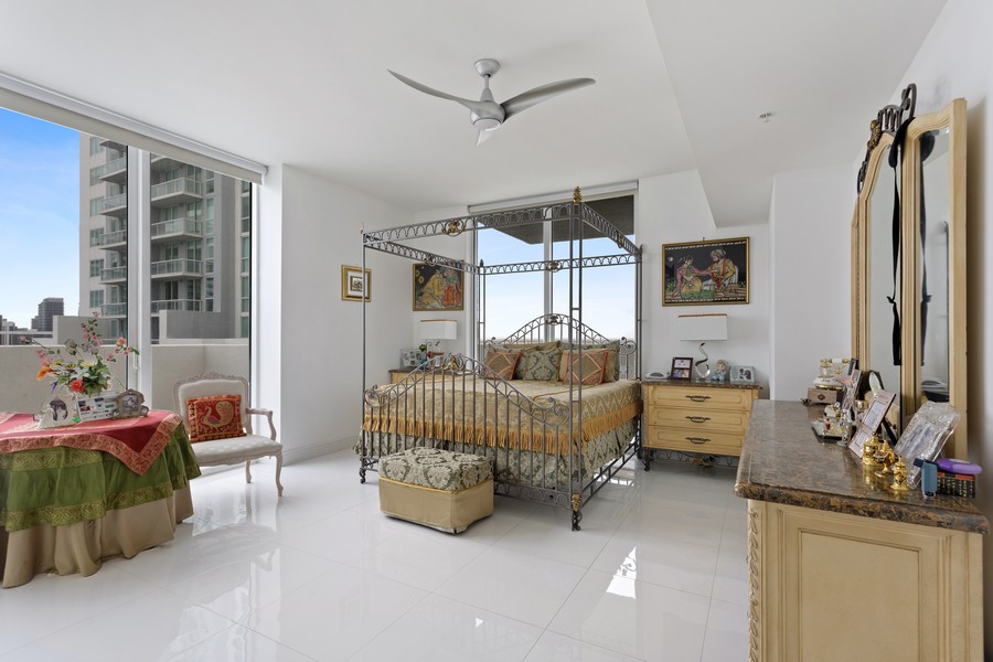 Real Estate Photography - 244 Biscayne blvd #4008, Miami, FL, 33132 - Primary Bedroom