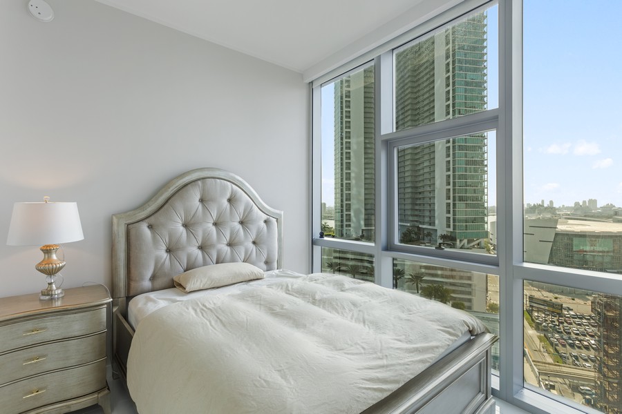 Real Estate Photography - 851 NE 1ST STREET #1611, Miami, FL, 33132 - 3rd Bedroom