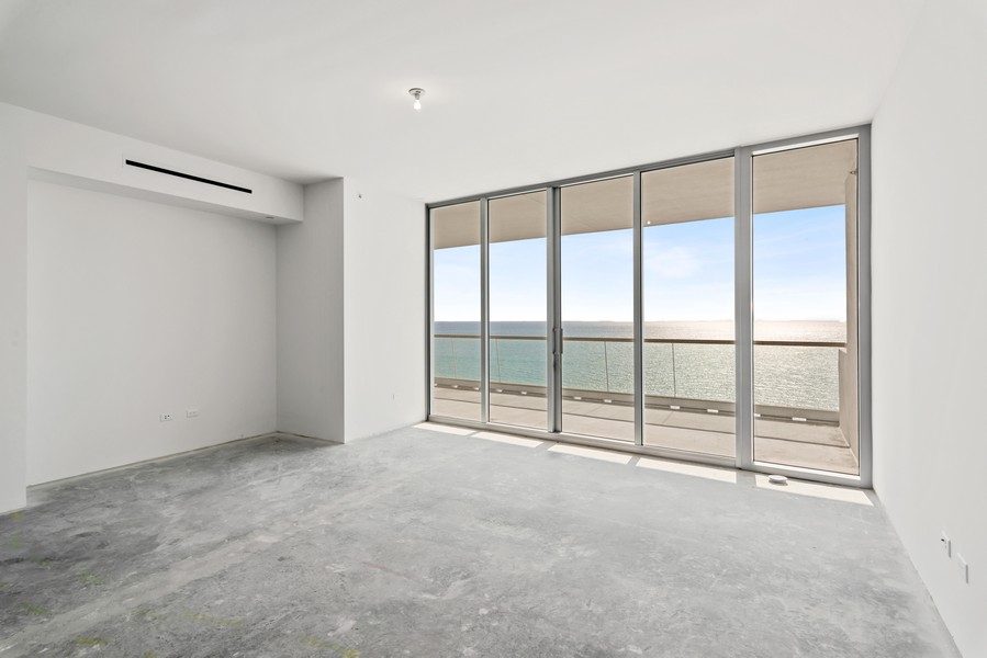 Real Estate Photography - 18501 Collins Ave, #2702, Sunny Isles Beach, FL, 33160 - Living Room