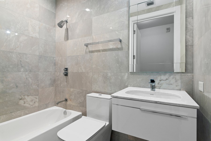 Real Estate Photography - 18501 Collins Ave, #2702, Sunny Isles Beach, FL, 33160 - 2nd Bathroom