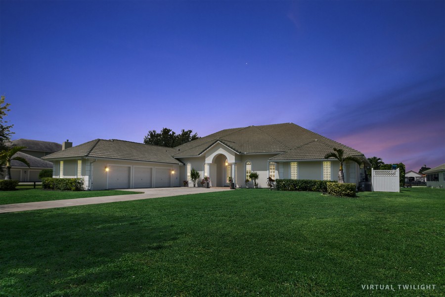 Real Estate Photography - 14628 Draft Horse Lane, Wellington, FL, 33414 - Front View