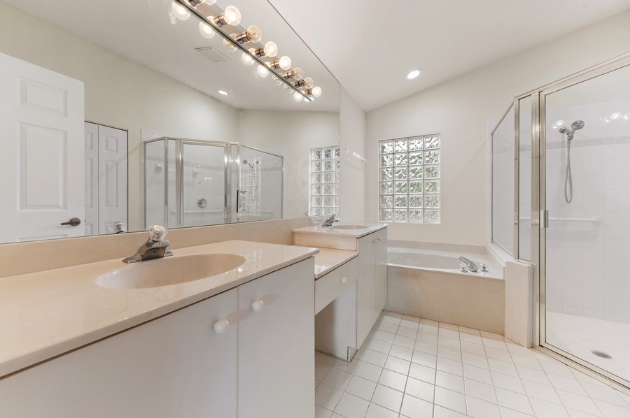 Real Estate Photography - 7344 Chorale Road, Boynton Beach, FL, 33437 - Primary Bathroom