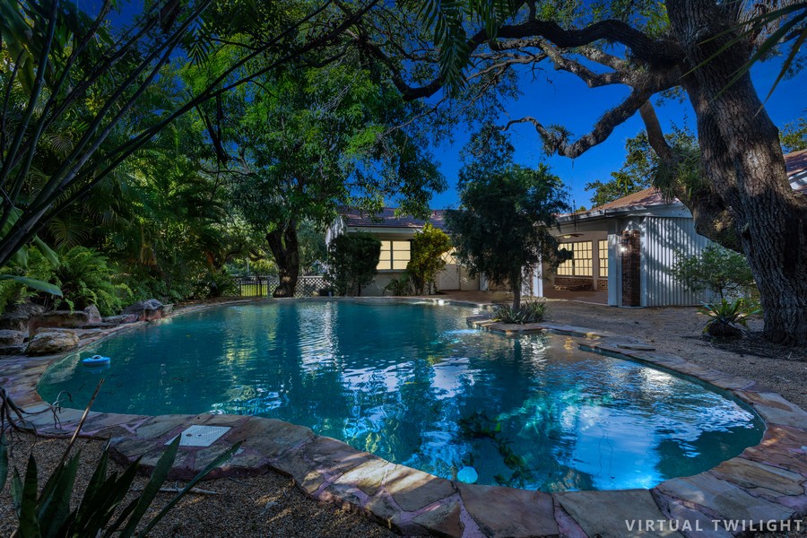 Real Estate Photography - 5918 Mall Street, Coral Gables, FL, 33146 - Pool