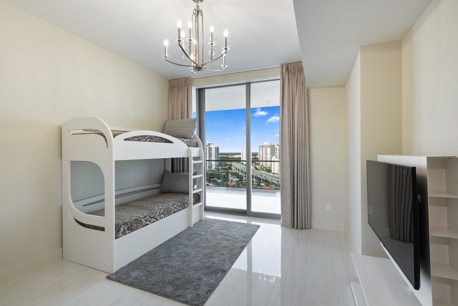 Real Estate Photography - 18975 Collins Ave. #1803, Sunny Isles, FL, 33160 - 2nd Bedroom