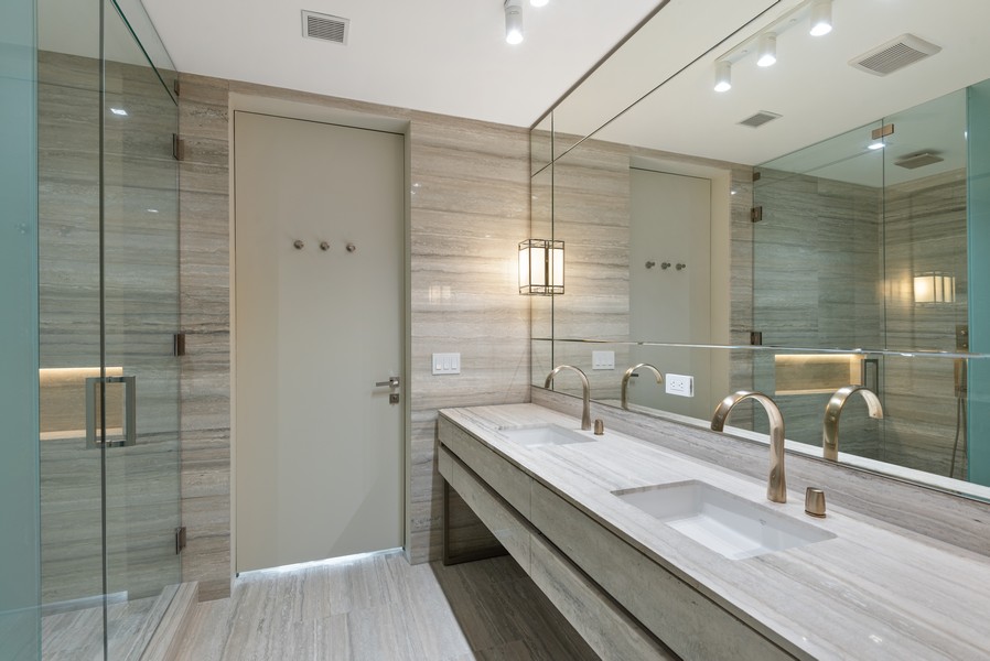 Real Estate Photography - 18975 Collins Ave. #1803, Sunny Isles, FL, 33160 - Primary Bathroom