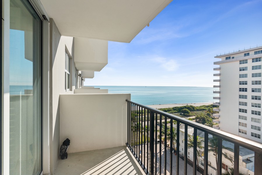 Real Estate Photography - 9273 Collins Ave #901, Miami Beach, FL, 33154 - Terrace