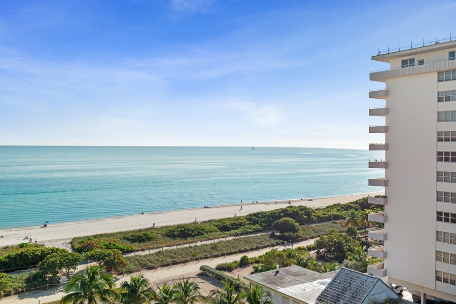 Real Estate Photography - 9273 Collins Ave #901, Miami Beach, FL, 33154 - Beach