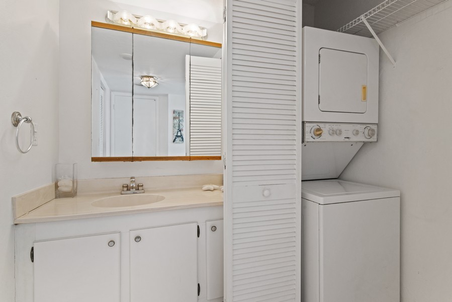 Real Estate Photography - 9273 Collins Ave #901, Miami Beach, FL, 33154 - Laundry Room