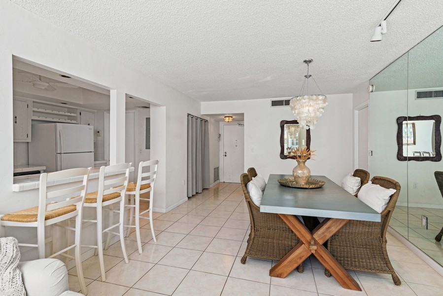 Real Estate Photography - 9273 Collins Ave #901, Miami Beach, FL, 33154 - Kitchen / Dining Room