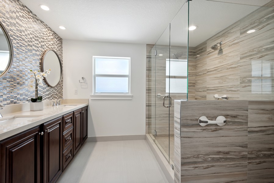 Real Estate Photography - 609 NW 27th Street, Wilton Manors, FL, 33311 - Primary Bathroom
