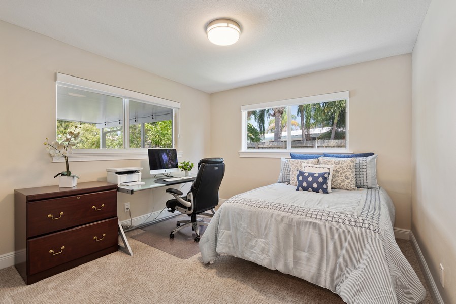 Real Estate Photography - 609 NW 27th Street, Wilton Manors, FL, 33311 - 2nd Bedroom