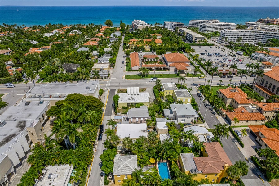 Real Estate Photography - 216-226 Oleander Avenue, Palm Beach, FL, 33480 - Aerial View