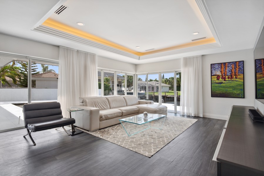 Real Estate Photography - 855 Orchid Dr, Boca Raton, FL, 33432 - Family Room