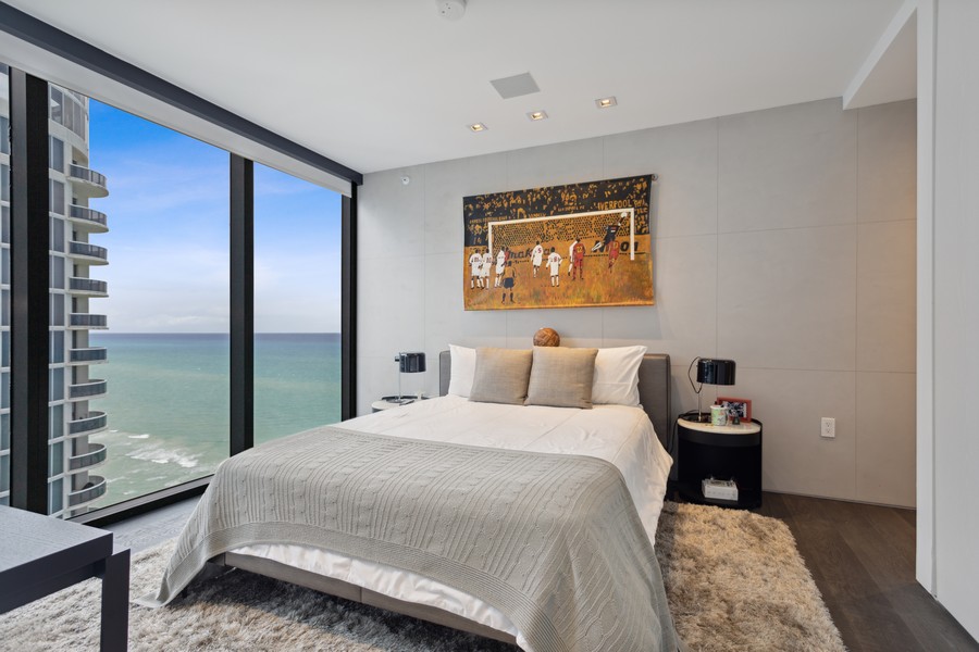 Real Estate Photography - 17141 Collins Ave #2801, Sunny Isles Beach, FL, 33160 - 2nd Bedroom