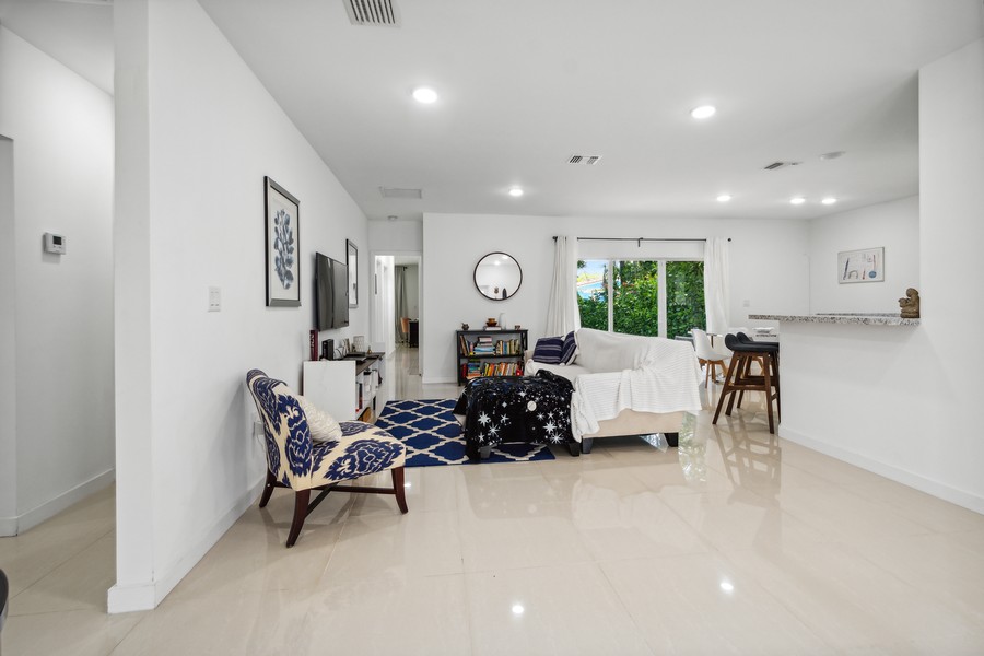 Real Estate Photography - 127 Northeast 90th Street, El Portal, FL, 33138 - Living Room