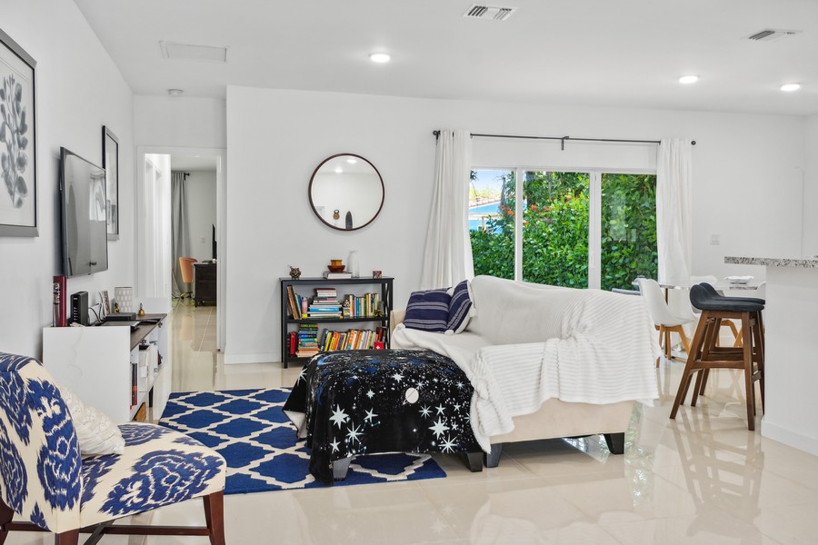 Real Estate Photography - 127 Northeast 90th Street, El Portal, FL, 33138 - Living Room