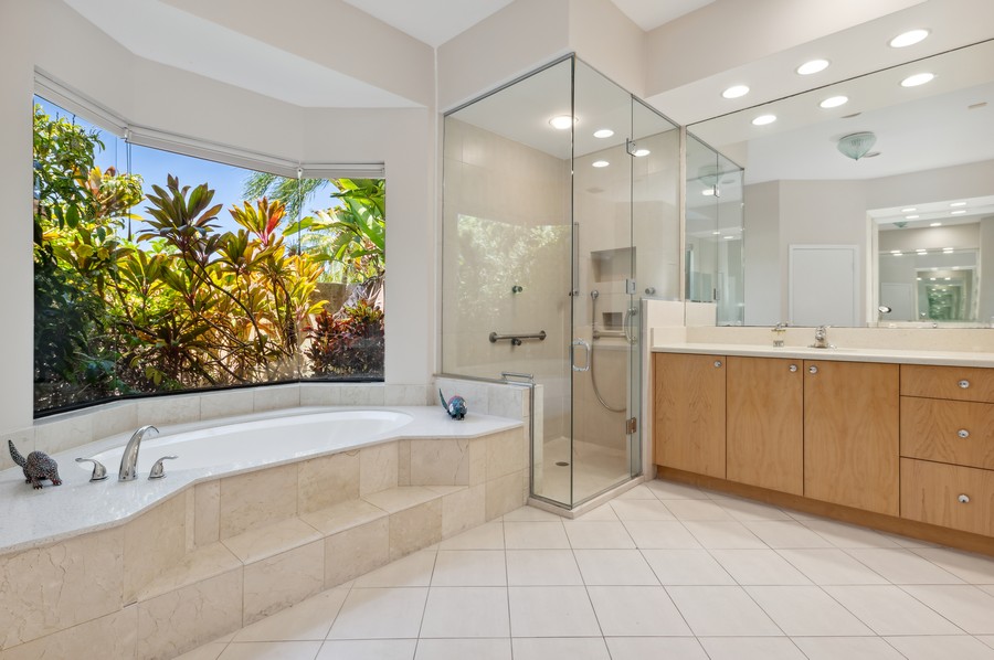 Real Estate Photography - 11367 Boca Woods Lane, Boca Raton, FL, 33428 - Primary Bathroom