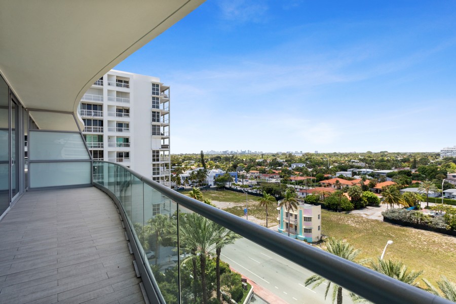 Real Estate Photography - 9349 COLLINS AVENUE, 705, Surfside, FL, 33154 - Balcony
