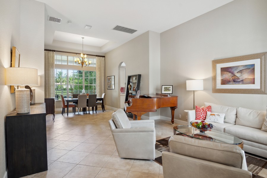 Real Estate Photography - 127 Via Isabella, Jupiter, FL, 33458 - Living Room