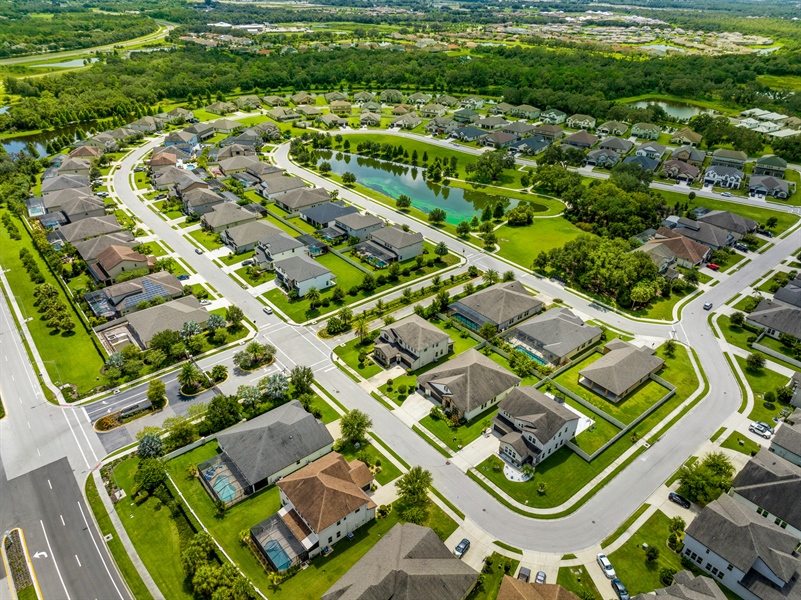 Real Estate Photography - 12985 Bliss Loop, Bradenton, FL, 34211 - Aerial View
