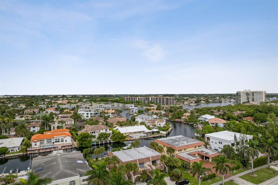Real Estate Photography - 4215 S. Ocean blvd. #2, Highland Beach, FL, 33487 - Aerial View