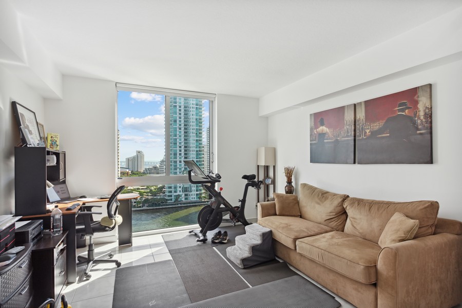 Real Estate Photography - 335 S Biscayne Blvd Unit#1709, Miami, FL, 33131 - 3rd Bedroom
